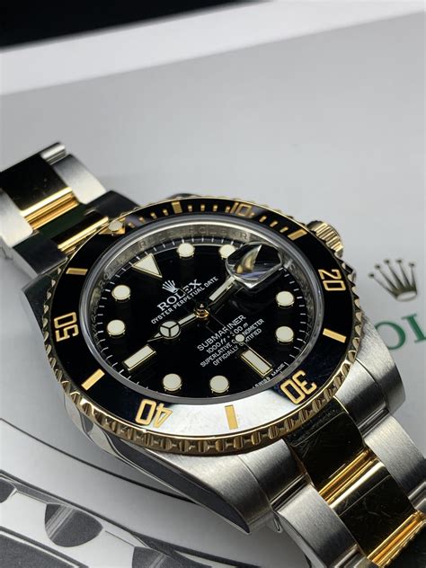 rolex submariner ss with gold price